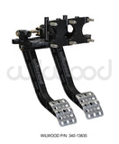 Wilwood Adjustable Dual Pedal Assembly for Brake and Clutch - Rev Swing Mount Model Part #340-13835