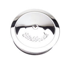 Load image into Gallery viewer, Edelbrock Part #1221 Triple Chrome Round Air Cleaner for 5-1/8" Carburetors