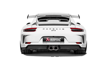 Load image into Gallery viewer, Akrapovic Slip-On Race Line Exhaust System for 2018 Porsche 911 GT3 (991.2) with Titanium Tail Pipe Set