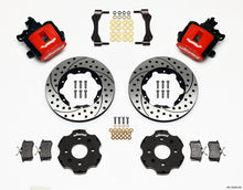 Load image into Gallery viewer, Wilwood Combination Parking Brake Rear Kit for 1990-1992 Acura Integra with 11-inch Drilled Disc and Red Finish