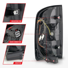 Load image into Gallery viewer, ANZO 15-21 GMC Canyon Full LED Taillights with Red Lightbar, Black Housing, Clear Lens