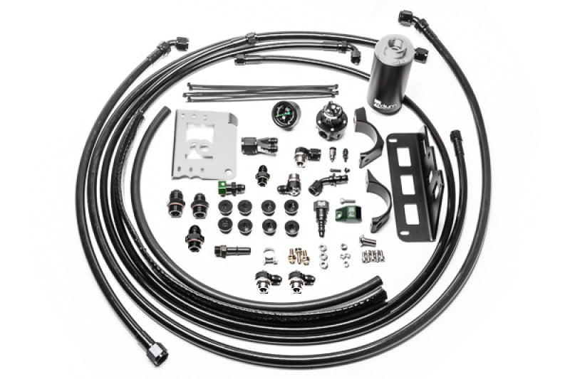 Radium Engineering 08-15 Cadillac CTS-V Fuel Hanger Plumbing Kit with Microglass Filter and E85 Compatibility