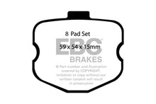 Load image into Gallery viewer, EBC DP81771/2.14SR11 SR11 Sintered Race Rear Brake Pads for 2006-2013 Chevrolet Corvette Z06