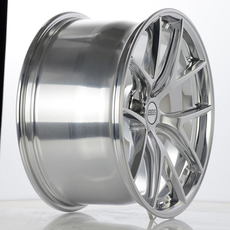 BBS CI-R 19x9 Inch 5x120 Bolt Pattern Ceramic Polished Wheel with Rim Protector * Part No. BBS CI2203CP
