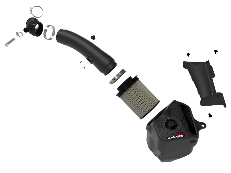 aFe Momentum HD Cold Air Intake System with Pro GUARD 7 Filter for Jeep Wrangler JL and Gladiator JT 2020-2021