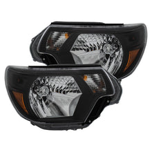 Load image into Gallery viewer, ANZO 2012-2015 Toyota Tacoma Crystal Headlights with Clear Lenses and Black Housing