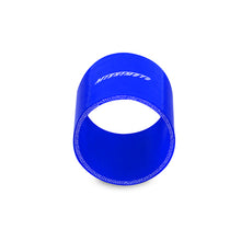 Load image into Gallery viewer, Mishimoto 2.5 Inch Blue Straight Silicone Coupler – Universal Fit, High-Heat Resistant Automotive Hose