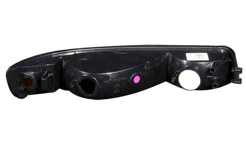 ANZO 1999-2006 GMC Sierra 1500 Euro Parking Lights with Black Housing and Amber Reflector