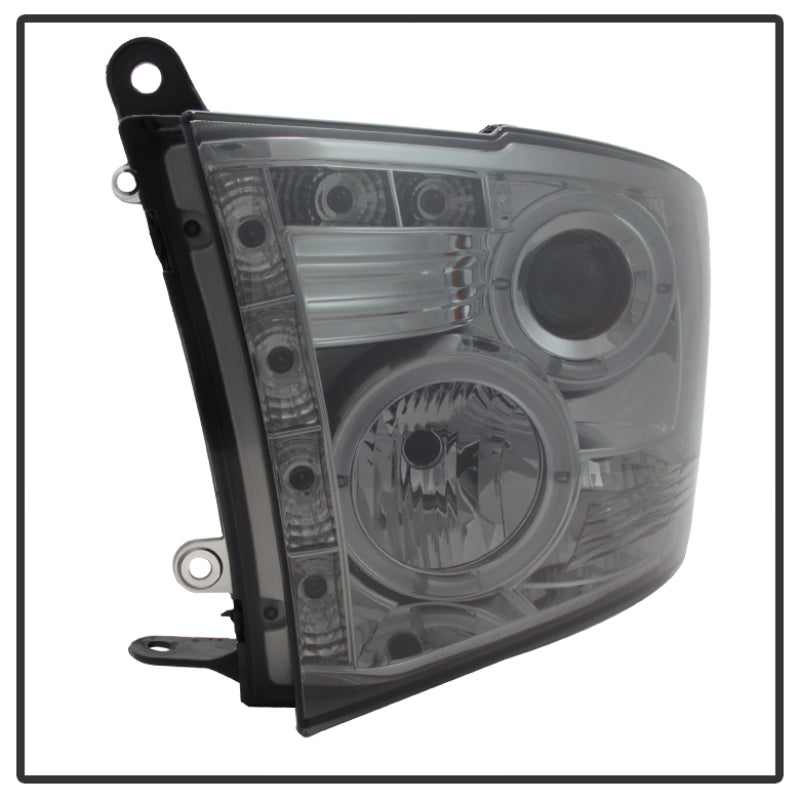 Spyder Dodge Ram 1500 09-14, 10-14 Projector Headlights with Halo LED * Smoke Finish