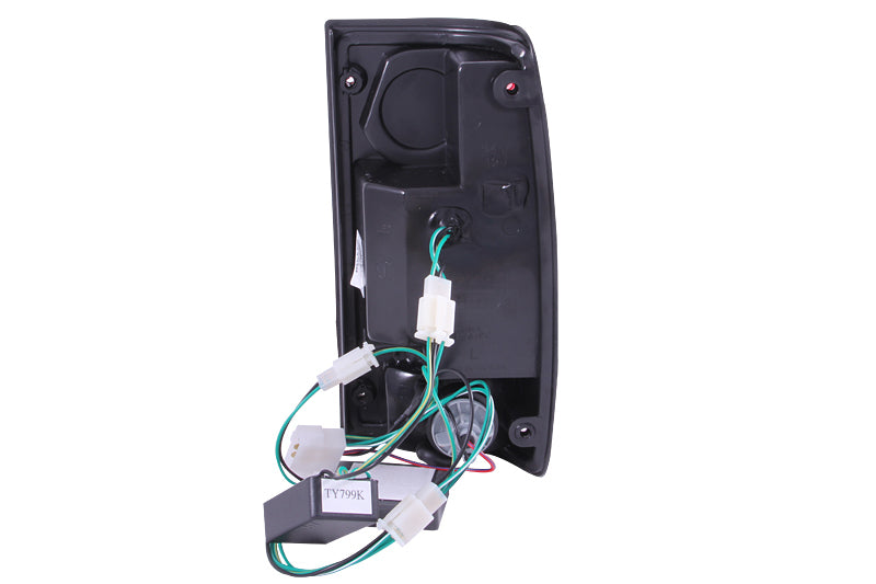 ANZO 1989-1995 Toyota Pickup LED Tail Light Assembly Pair - Red and Clear Lens