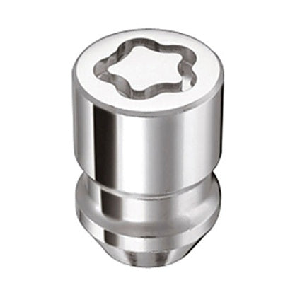 McGard Chrome Cone Seat Wheel Lock Set M12 x 1.5 Thread - 5 Pieces with Matching Key