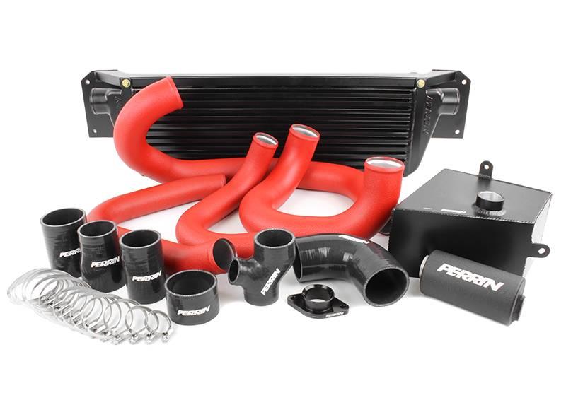 Perrin Performance Front Mount Intercooler Boost Tubes for 2015-2018 Subaru WRX - Red