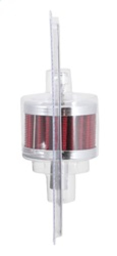 K&N Engineering Steel Base Crankcase Vent Filter 0.5 inch Vent OD x 2 inch OD x 1.5 inch Height