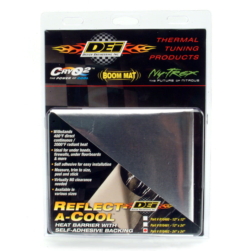 DEI Reflect-A-Cool 24in x 24in Heat Reflective Sheet for Automotive and Industrial Use