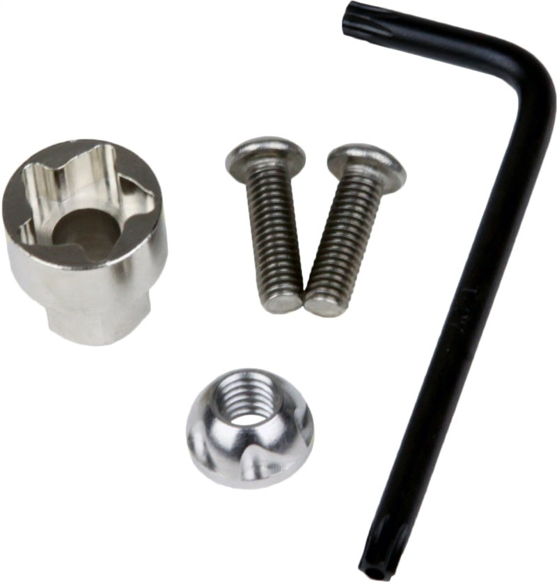Rigid Industries D-Series Security Kit for LED Lights - Stainless Steel Hardware with Security Nuts and Keys
