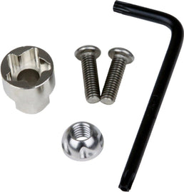 Rigid Industries D-Series Security Kit for LED Lights - Stainless Steel Hardware with Security Nuts and Keys