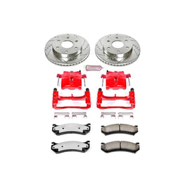 PowerStop Z36 Truck & Tow Brake Upgrade Kit with Powder Coated Calipers for 2006 GMC Yukon XL 1500 and More