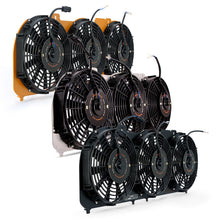 Load image into Gallery viewer, Mishimoto 1989-2001 Jeep Cherokee XJ 4.0L Performance Aluminum Fan Shroud with High-Flow Electric Fans