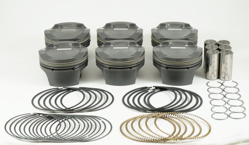 Mahle MS BMW N54 B30 3.0L Piston Set with 84.50mm Diameter and 89.6mm Stroke