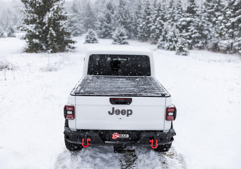 BAK Revolver X4s Hard Roll-Up Bed Cover for 2020-2025 Jeep Gladiator 5-Foot Bed