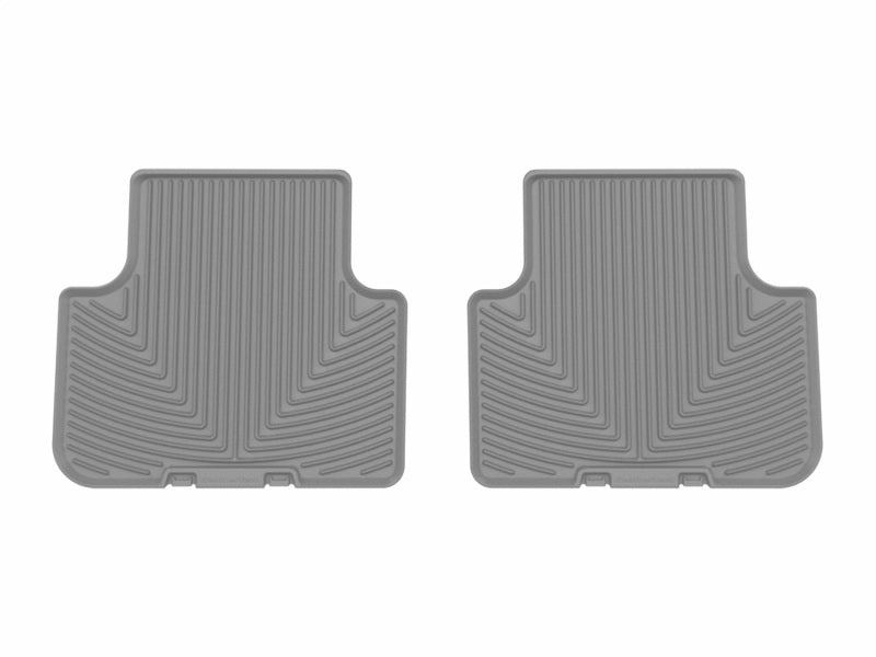 WeatherTech W692GR All-Weather Rear Floor Mats for 2017-2019 Audi Q7 and 2019 Audi Q8, Gray