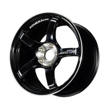 Load image into Gallery viewer, Advan TC4 18x10 +35 5x114.3 Racing Gloss Black and Diamond Cut Wheel - Part Number avnYADS8K35EBF