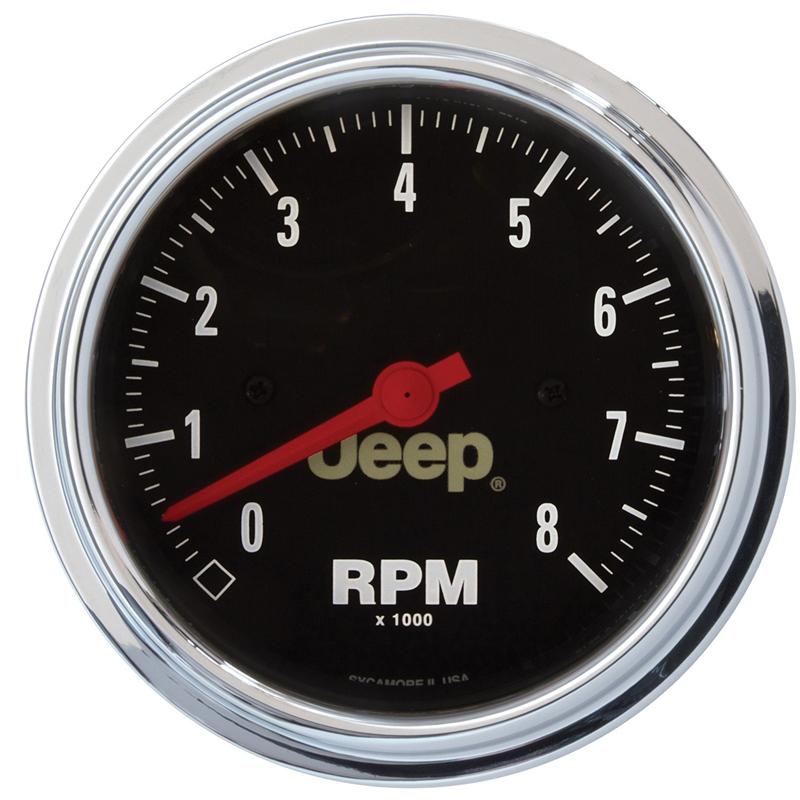 AutoMeter Jeep 52mm 73 Ohms Fuel Level Gauge with Short Sweep Electronic Display