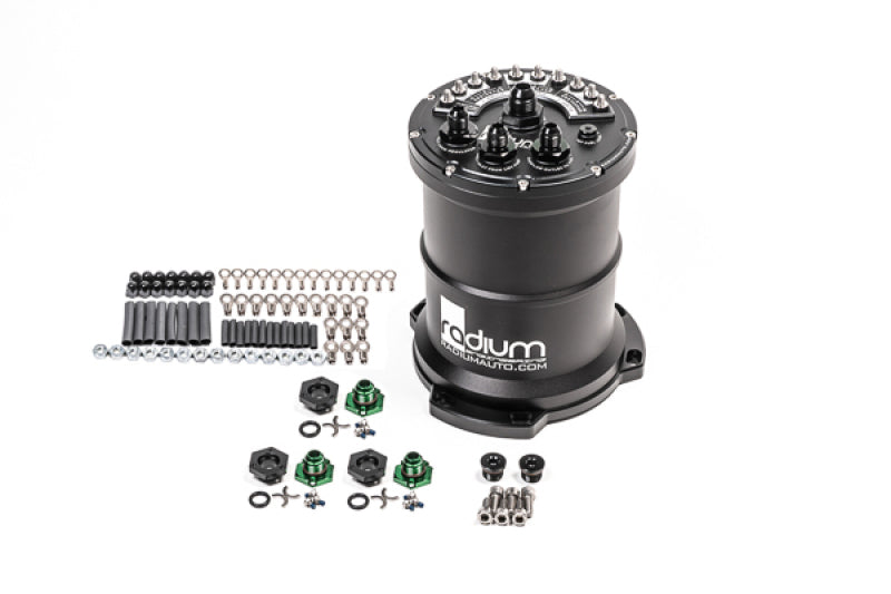 Radium Engineering Multi-Pump Fuel Surge Tank for Bosch BR540 / Deatschwerks DW400 Pumps