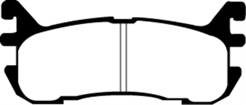 EBC Redstuff Ceramic Low Dust Brake Pads for Mazda Miata and Ford Escort