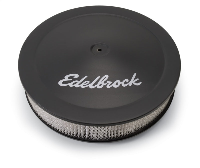 Edelbrock Part #1223 Triple Chrome Round Air Cleaner for 5-1/8" Carburetors