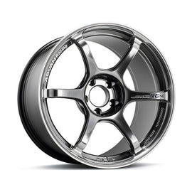 Advan RG-4 18x9.5 +35 5x114.3 Racing Hyper Black Alloy Wheel - Part #avnYA48J35EHBR