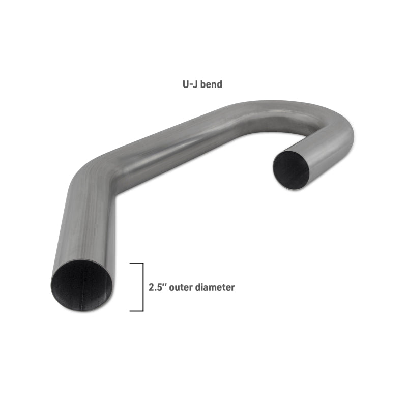 Mishimoto Universal 304 Stainless Steel 2.5-inch U-J Bend Exhaust Tubing