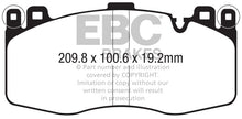 Load image into Gallery viewer, EBC Redstuff Ceramic Brake Pads for BMW X5 and X6 (2015-2020) * Low Dust, High-Performance Front Pads
