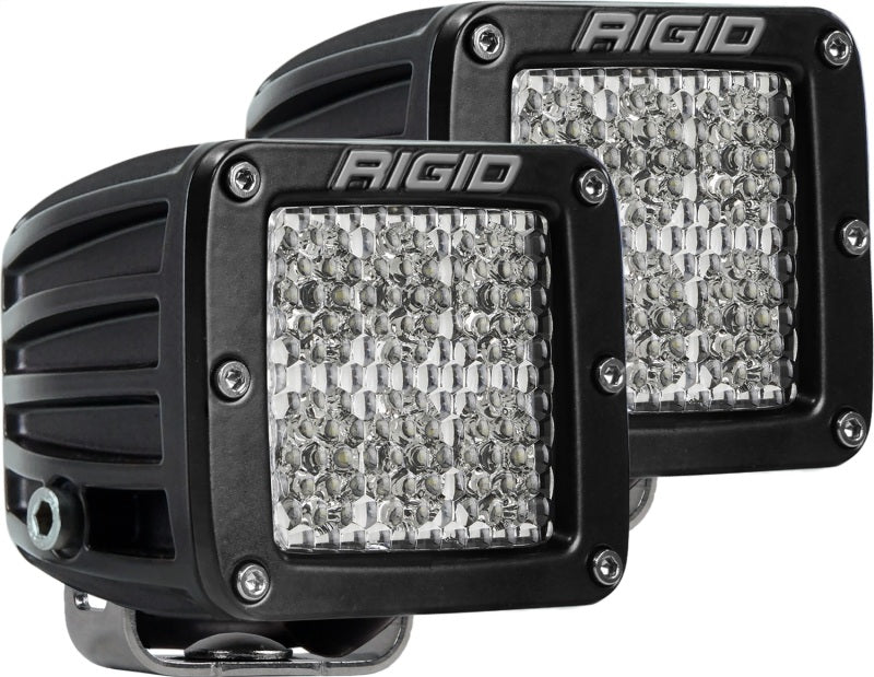 Rigid Industries D2 Series PRO Diffused Pod Light with 60? Lens Pair