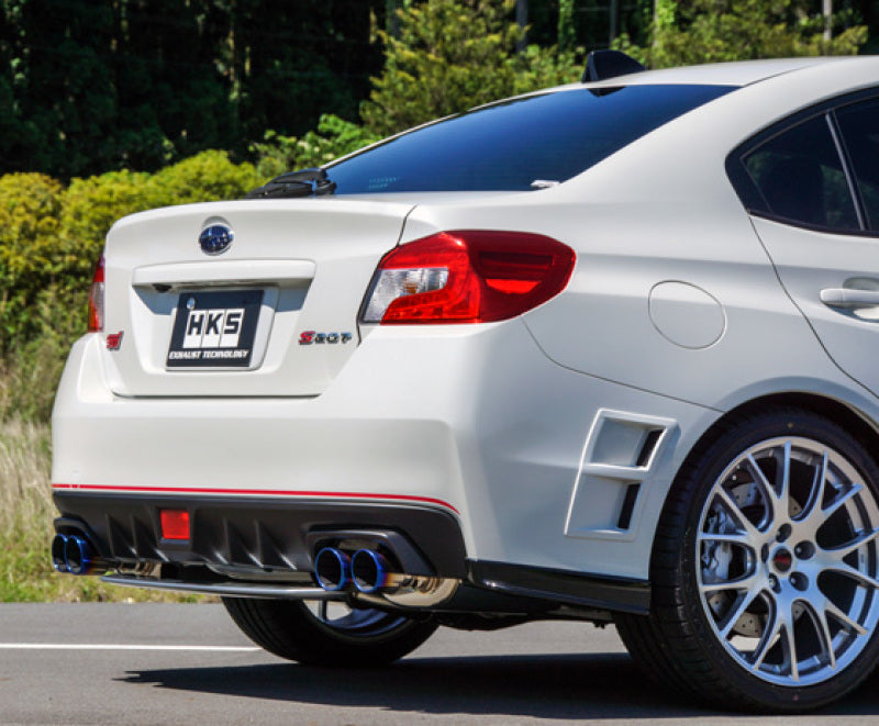 HKS Super Turbo Muffler for Subaru WRX STi (EJ20) 14+ Catback Exhaust System - Part Number HKS31029-AF013