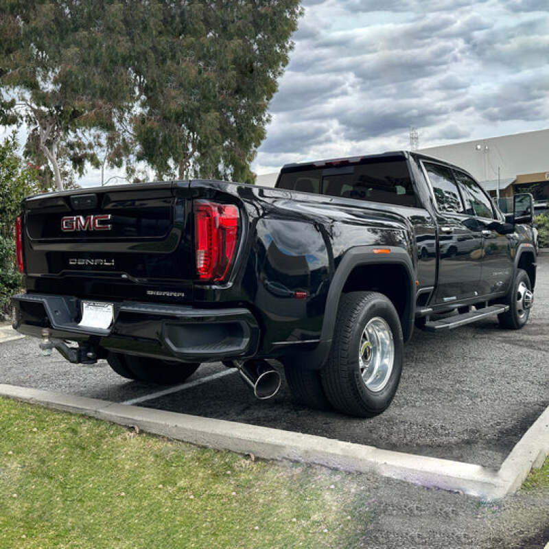Banks Power 20-23 Chevy/GMC Duramax DRW Crew Cab 5-Inch Monster Exhaust System with Chrome SideKick Tip