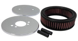 K&N Engineering Custom Round Racing Air Filter Kit for Triumph TR7 1975-1981