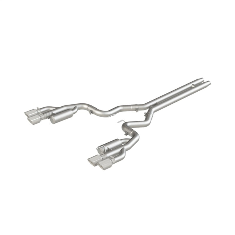 MBRP Armor Lite Series 3-Inch Cat Back Exhaust System for 2018-2022 Ford Mustang GT with Quad Tips