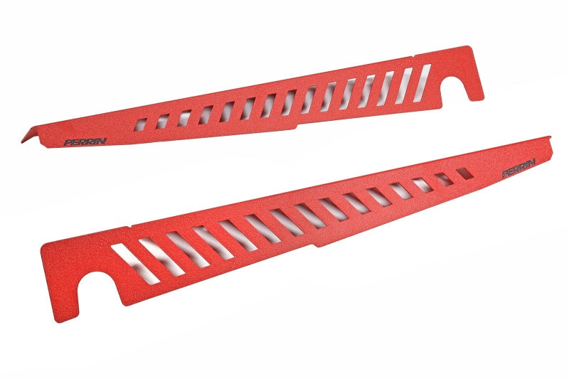 Perrin Performance Red Fender Shroud Set for 2022-2025 Subaru WRX - Part PSP-ENG-551RD