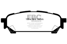 Load image into Gallery viewer, EBC Ultimax OEM Replacement Rear Brake Pads for Subaru Impreza and Saab 9-2X * Part No. EBC UD1004