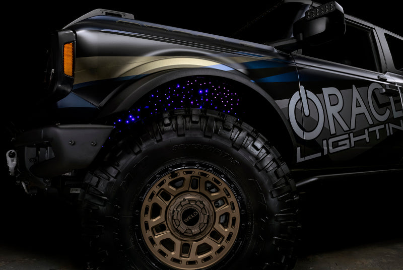 ORACLE Lighting Fiber Optic Wheel Liner ColorSHIFT RGBW Kit – 40W LED with 600 Fibers