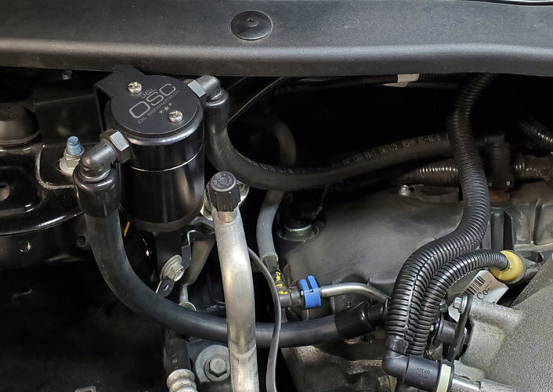 J&L JLT3022P-B 3.0 Oil Separator, Passenger Side, Black Anodized for 2013-2019 Ford Explorer Sport 3.5L EcoBoost V6