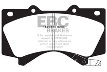 Load image into Gallery viewer, EBC ED91815 Extra Duty Front Brake Pads for Toyota Tundra and Land Cruiser