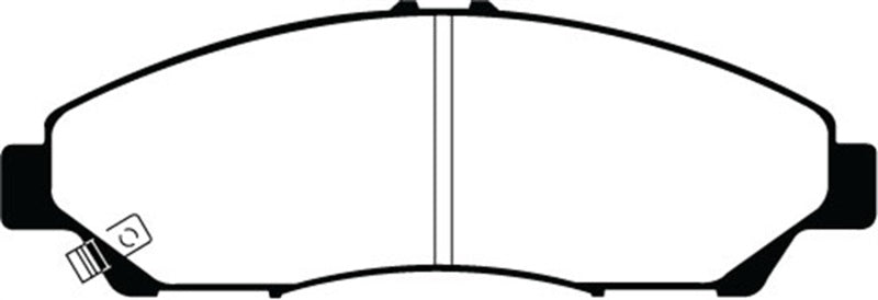 EBC Greenstuff 6000 Series Brake Disc Pads for 2009-2011 Honda Pilot and Acura MDX