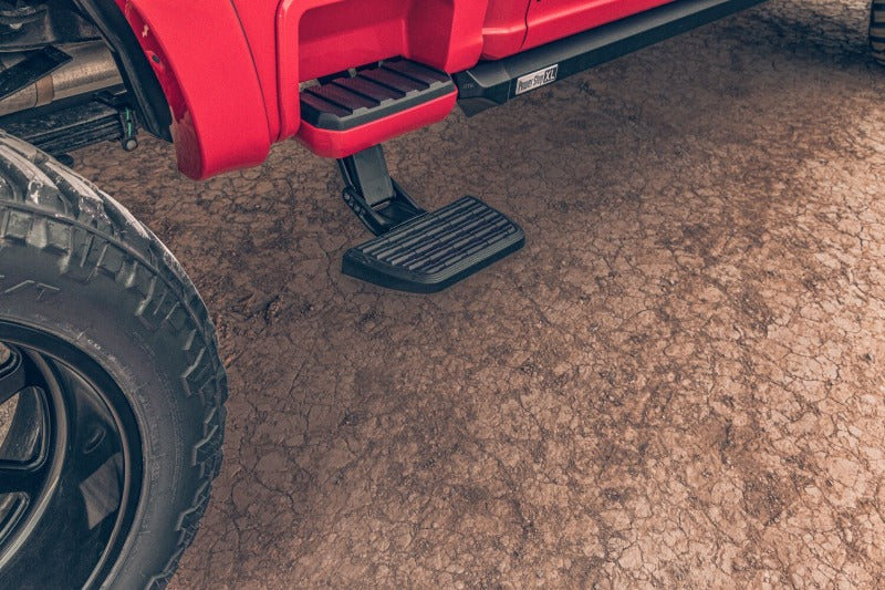 AMP Research BedStep2 Passenger Side Retractable Side Step for 2023 Ford F-250 and F-350 Super Duty - Black