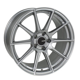 Enkei TS10 17x9 Inch Alloy Wheel with 5x100 Bolt Pattern and Grey Finish - Part Number enk499-790-8045GR