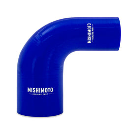 Mishimoto 90-Degree Silicone Transition Coupler 2 inch to 3 inch - Blue