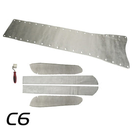 DEI Corvette C6 Transmission Tunnel Plate Heat Shield Part #dei50532