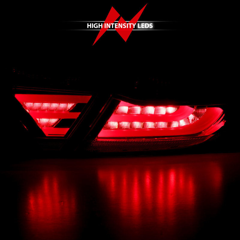 ANZO 2015-2016 Toyota Camry LED Tail Lights with Smoke Lens - Stylish and Fully Street Legal