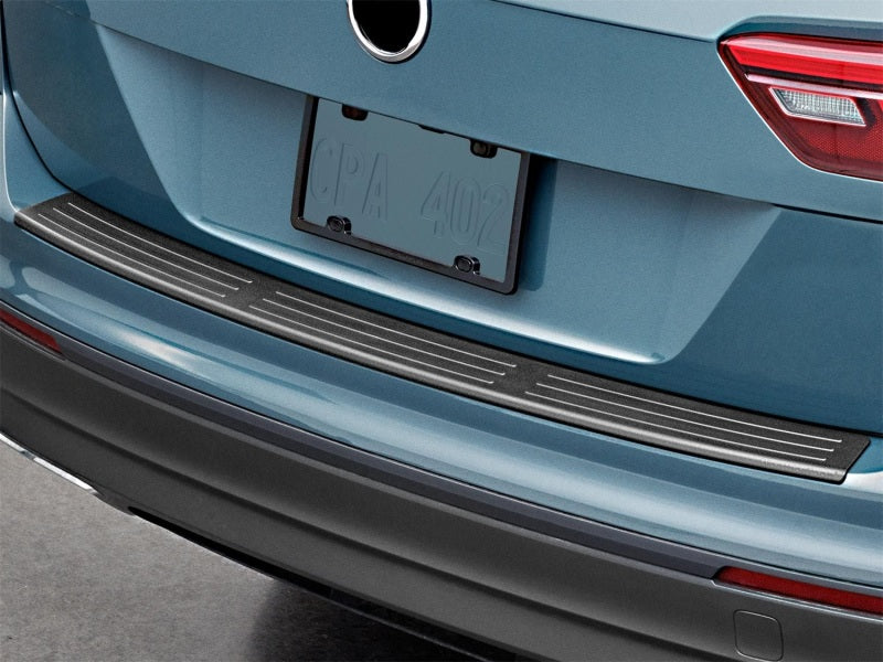 WeatherTech BumperTopper Rear Bumper Protector for 2018+ Volkswagen Tiguan, Black - BP0003